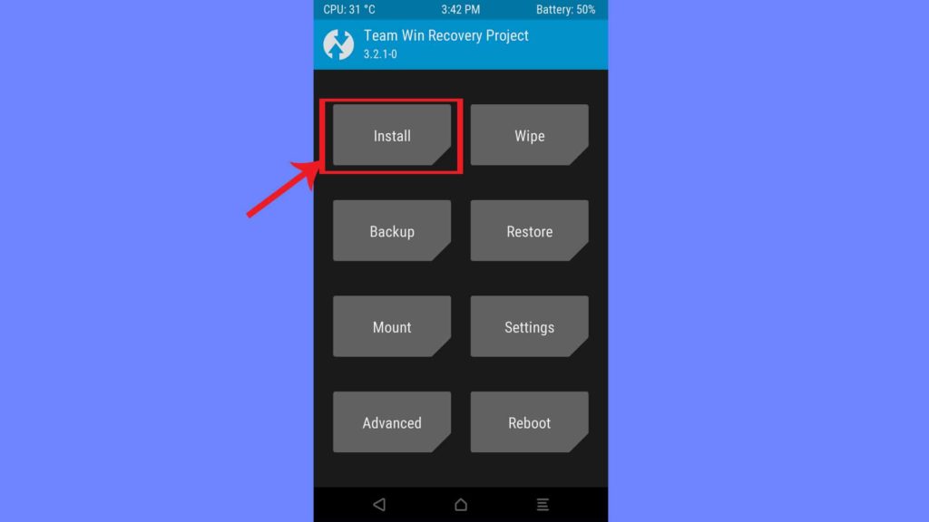 Install ROM in TWRP